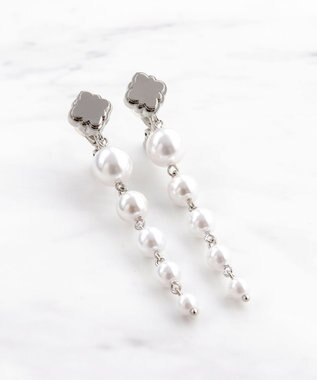 TOCCA LONG PEARL CLOVER EARRINGS イヤリング