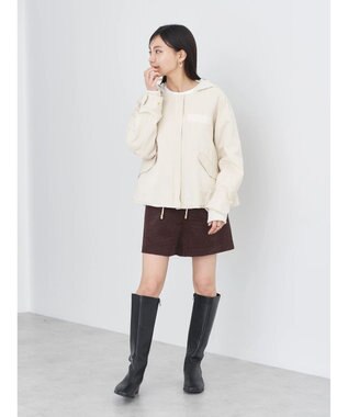 earth music&ecology ワッフルコーデュロイショートパンツ Brown