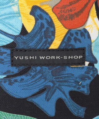 YUSHI R.C- TOTEBAG　ボタニカル柄　トートバッグ ブラック