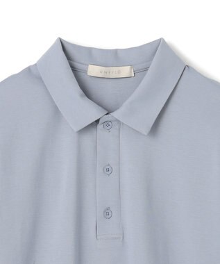 UNFILO MENS スマート ストレッチ ポロTEE【ギフトにもおすすめ】 グレー