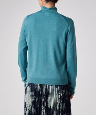 Paul Smith ドレープウール ストライプ カーディガン グレイッシュブルー