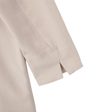 YECCA VECCA マシンウォッシャブルリネンライクジャケット Light Beige