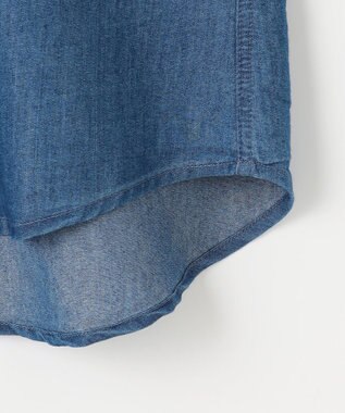 J.PRESS KIDS 【140-170cm】4.5オンス TC デニム 半袖シャツ ネイビー系