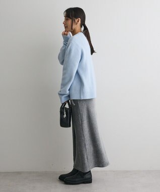 CRAFT STANDARD BOUTIQUE 起毛クルーネックニットプルオーバー Light Blue