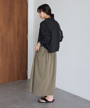 CRAFT STANDARD BOUTIQUE クロップドレングスシャツ Black
