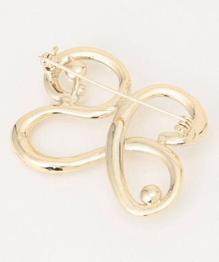 ANY SIS メタル ブローチ ライトゴールド