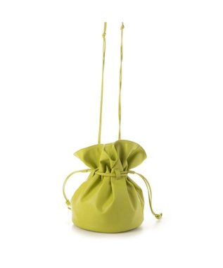 UNBILLION kakatoo ソフト合皮ドロストショルダー ライトグリーン