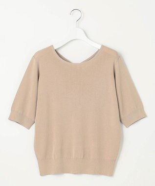 自由区 【WEB限定・洗える・XSサイズあり】ハイツイストコットンアセテートニットセットアップ ワンピース ベージュ系