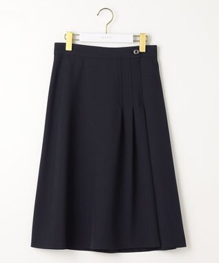ANY SIS L 【洗える】サイドタック スカート ネイビー
