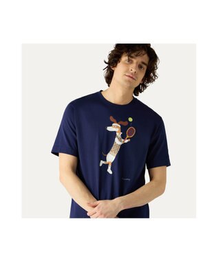 DAKS SLOWBOY Tシャツ〈テニス〉 ネイビー