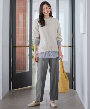 ANY スパンコールニット エクリュ