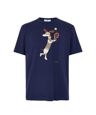 DAKS SLOWBOY Tシャツ〈テニス〉 ネイビー