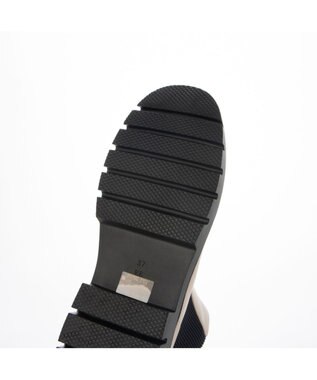 ing <ing>【レイン対応】ラバートゥサイドゴアブーツ ライトベージュ