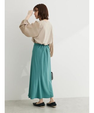 Green Parks マジョリカプリーツプルオーバー Beige