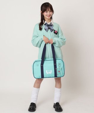 WEGO 【SCHOOLITEM】ワールドペガサスコラボクリアポーチ グリーンその他