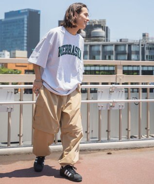 WEGO 2wayリップストップカーゴパンツ ベージュ