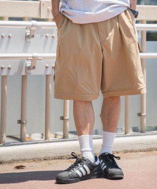 WEGO 2wayリップストップカーゴパンツ ベージュ