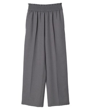 AMERICAN HOLIC ウエストイージーストレートパンツ Gray Mixture