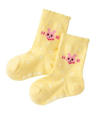 MIKI HOUSE HOT BISCUITS 【9-19cm】 クルー丈 ソックスパック2足セット ピンク