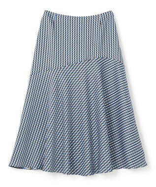 BEIGE， MABILLON / フレアスカート Sax x Brown