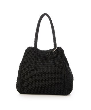 UNBILLION カシュカシュ cachecache / ベーシッククロッシェトート カゴバッグ ブラック