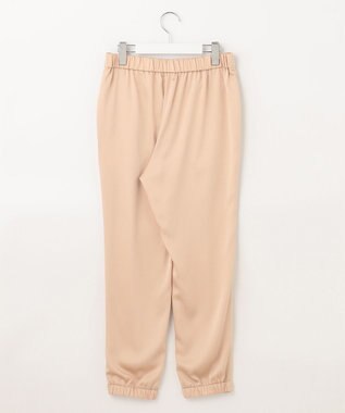 自由区 【洗える】チンツサテンタンブラー ジョガーパンツ ピンク系