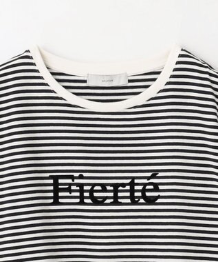 ANY フロッキーロゴテールTシャツ ボーダー