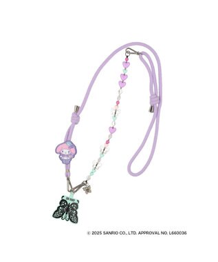 ANNA SUI ANNA SUI × MY MELODY & KUROMI スマホストラップ （パープル）