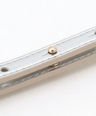 ANY メタルモチーフアジャスタブルベルト シルバー