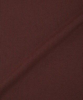YECCA VECCA 5分袖リブニット Brown