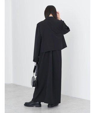 earth music&ecology ショートテーラードジャケット Black