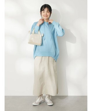 CRAFT STANDARD BOUTIQUE デザインポケットワークスカート Gray Beige