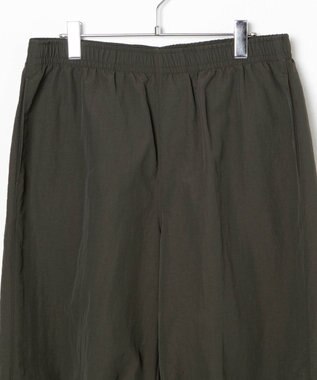 WEGO 【ウエストゴム/手洗い可】ナイロン　トラックパンツ カーキ