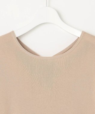 自由区 【WEB限定・洗える・XSサイズあり】ハイツイストコットンアセテートニットセットアップ ワンピース ベージュ系