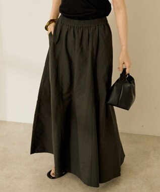 AMERICAN HOLIC ギャザーフレアスカート Charcoal Gray