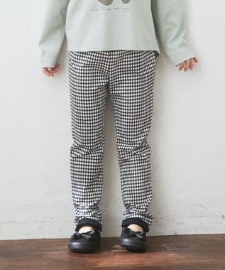 ANY KIDS 7daysガーリーパンツ(カットソー) ギンガムチェック