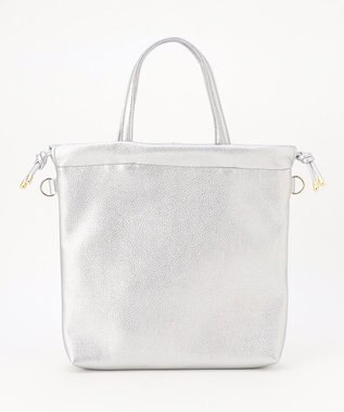 ANY 巾着バッグ シルバー