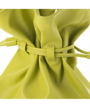 UNBILLION kakatoo ソフト合皮ドロストショルダー ライトグリーン