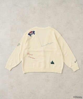 earth music&ecology Ｖｉｌｌａｉｎｓ　クルエラ／ニットカーディガン Ivory
