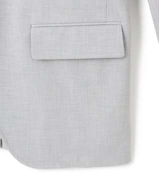 J.PRESS MEN 品格とゆとりの調和【盛夏対応 / 洗える】リラックスセットアップ ジャケット ライトグレー系