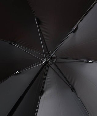 AURORA BLAO（ブラオ）花柄晴雨兼用傘（1段スライドショート傘） チャコールグレー