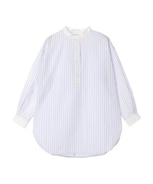 AMERICAN HOLIC イージーケアバンドカラーシャツチュニック Multi