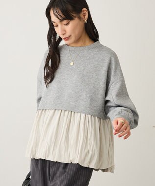 CRAFT STANDARD BOUTIQUE バルーンヘムプルオーバー Gray Mixture