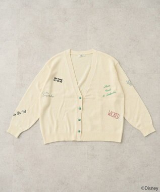 earth music&ecology Ｖｉｌｌａｉｎｓ　クルエラ／ニットカーディガン Ivory