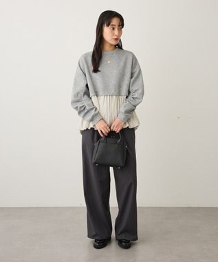CRAFT STANDARD BOUTIQUE バルーンヘムプルオーバー Gray Mixture