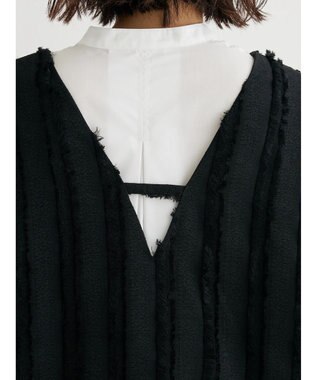 Green Parks デザインＶネックベスト Black