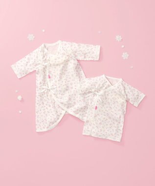 MIKI HOUSE HOT BISCUITS 肌着セット 通年用(総柄)