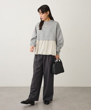 CRAFT STANDARD BOUTIQUE バルーンヘムプルオーバー Gray Mixture