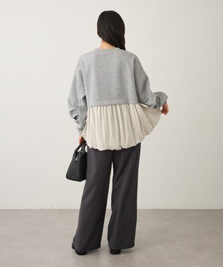 CRAFT STANDARD BOUTIQUE バルーンヘムプルオーバー Gray Mixture