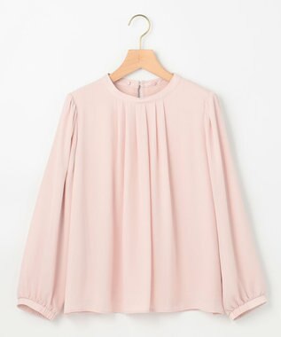 組曲 S 【WEB限定・2WAY】ジョーゼットシフォンレース襟 ブラウス ピンク系